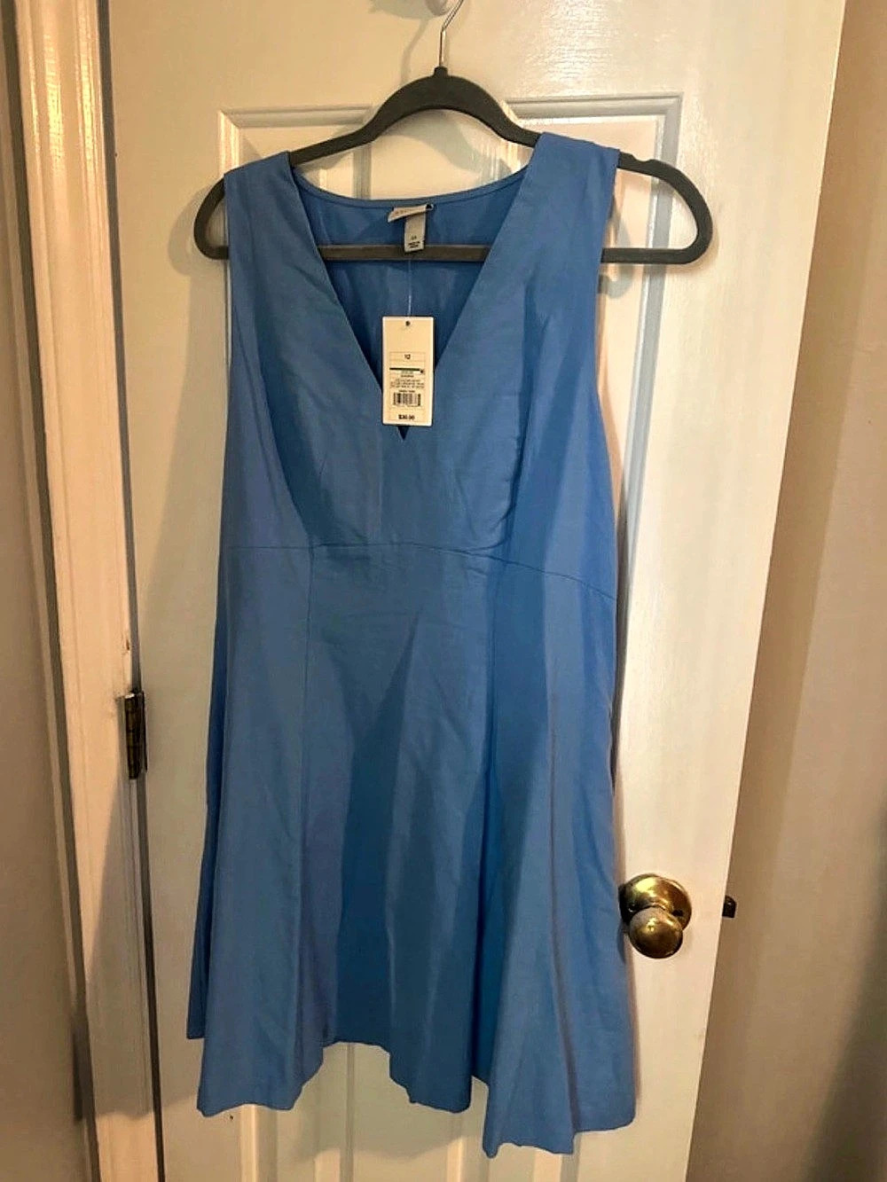 a new day Blue Mini Dress Size 12 NWT